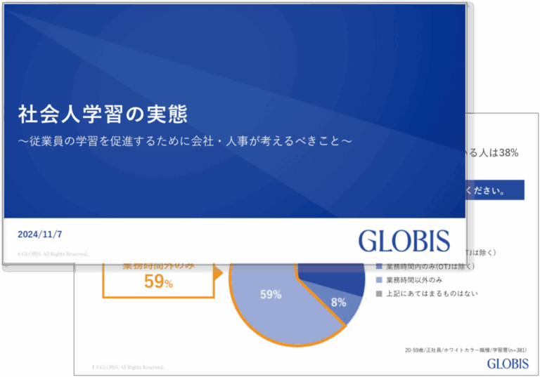 社会人学習の実態 〜従業員の学習を促進するために会社・人事が考えるべきこと〜