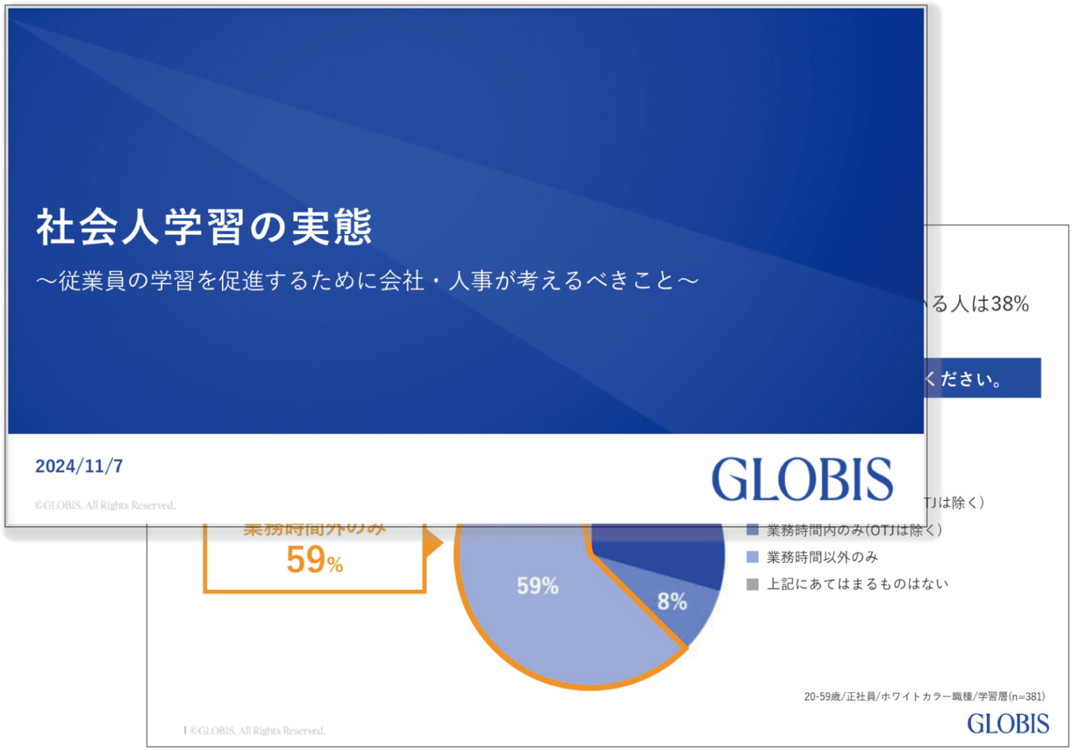 社会人学習の実態 〜従業員の学習を促進するために会社・人事が考えるべきこと〜